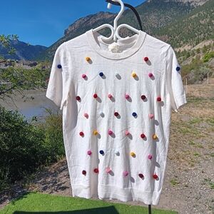 Kate Spade cotton/cashmere sweater. Size Large‎